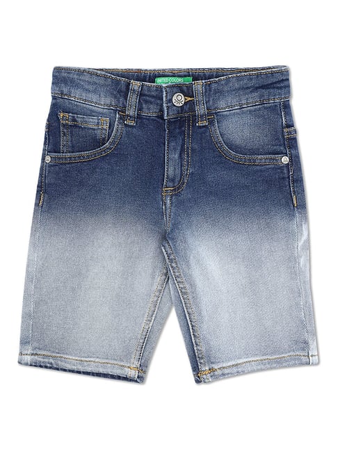 United Colors of Benetton Kids Navy Solid Shorts