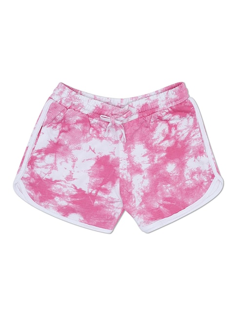 United Colors of Benetton Kids Pink Tie-Dye Shorts