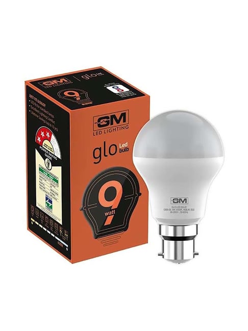 GM Glo 9W B22 LED Bulb (Cool White)