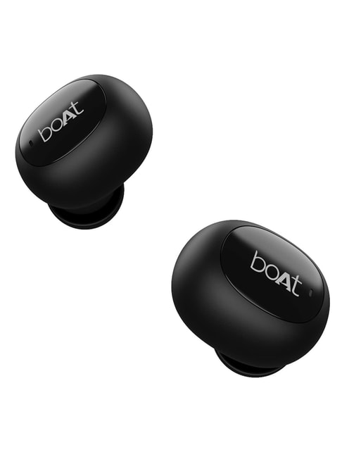 boAt Airdopes 121 v2 Earbuds with Upto 14 Hours Playback, LED Indicators (Active Black)