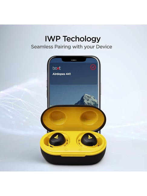 Buy boAt Airdopes 441 T TWS Earbuds, BT (Bumblebee Yellow