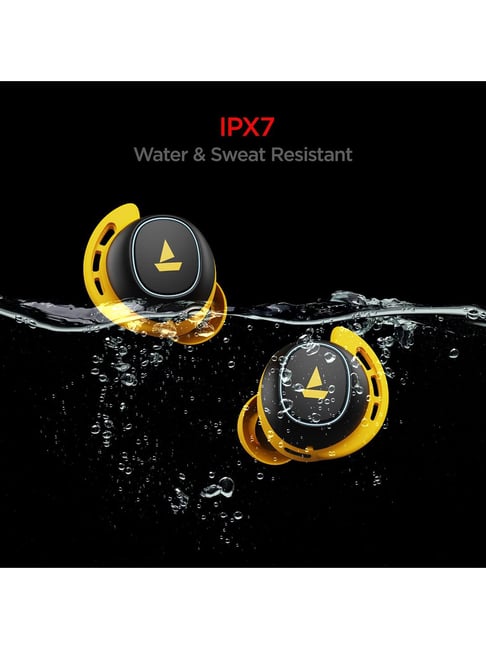 boAt Airdopes 441 T TWS Earbuds with Upto 30 Hours Playback, BT IPX7  (Bumblebee Yellow)