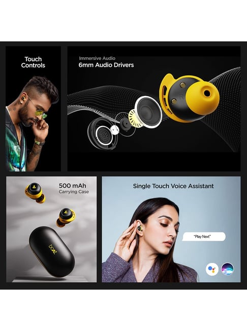 Buy boAt Airdopes 441 T TWS Earbuds, BT (Bumblebee Yellow