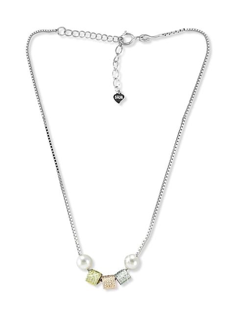 Extra Large Sterling Silver Ball Necklace with Vermeil Spacers - Ruby Lane