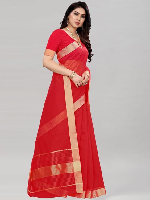 Buy Red Sarees for Women by Desh Bidesh Online | Ajio.com