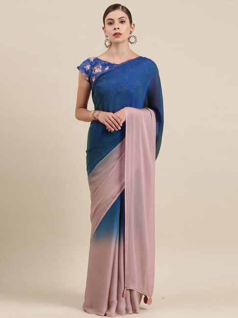 Dusty Rose Color Saree – Godhuli