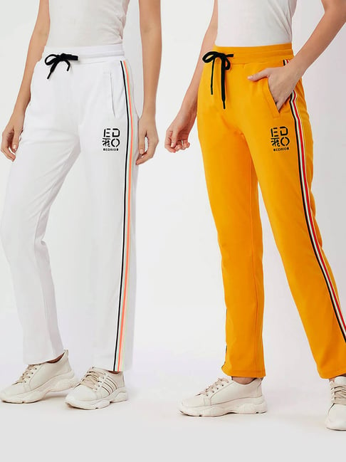 EDRIO Multicolor Printed Trackpants (Pack Of 2)