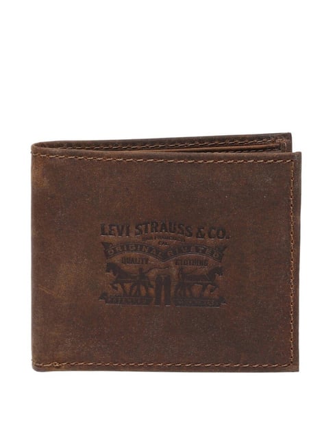 LEVI'S Men Black Genuine Leather Wallet Black - Price in India |  Flipkart.com