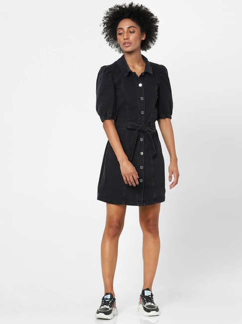 Buy Black Dresses for Women by LEVIS Online | Ajio.com