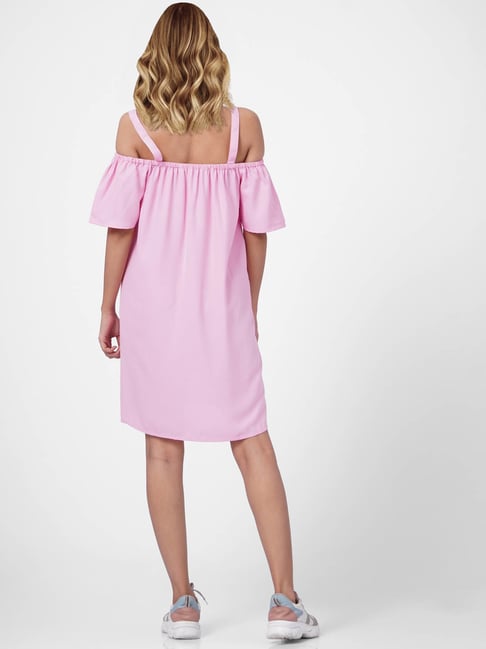 Light pink shift dress best sale