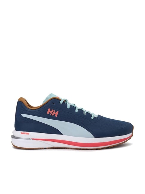 Puma Men's Velocity Nitro Helly Hansen Blue Running Shoes-Puma-Footwear-TATA CLIQ