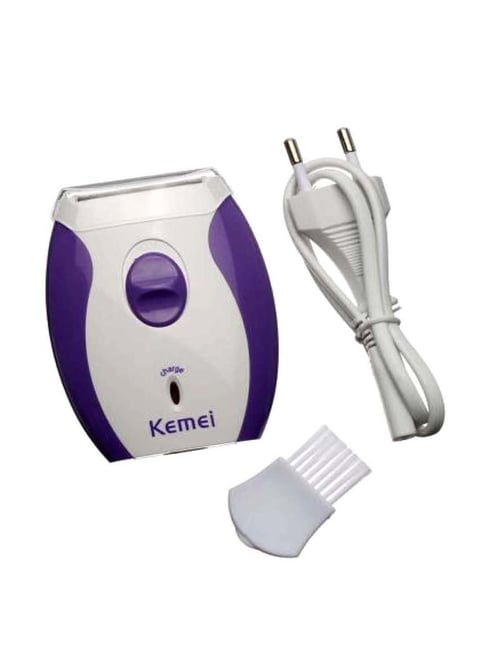 Kemei KM-208R Professional Rechargeable Trimmer - 45 Min Runtime (Purple)