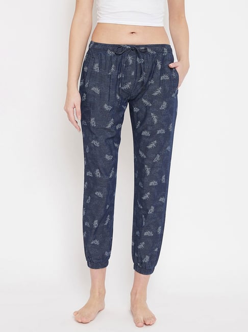 Crimsoune Club Navy Printed Lounge Pants-picture-36
