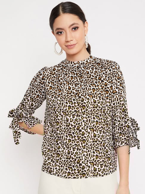 best animal print tops