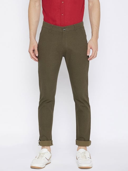 Olive green chinos