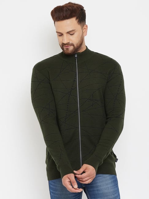 Men olive sweaters - Buy Men olive sweaters online in India