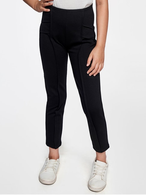 Buy Black Trousers & Pants for Women by Koton Online | Ajio.com