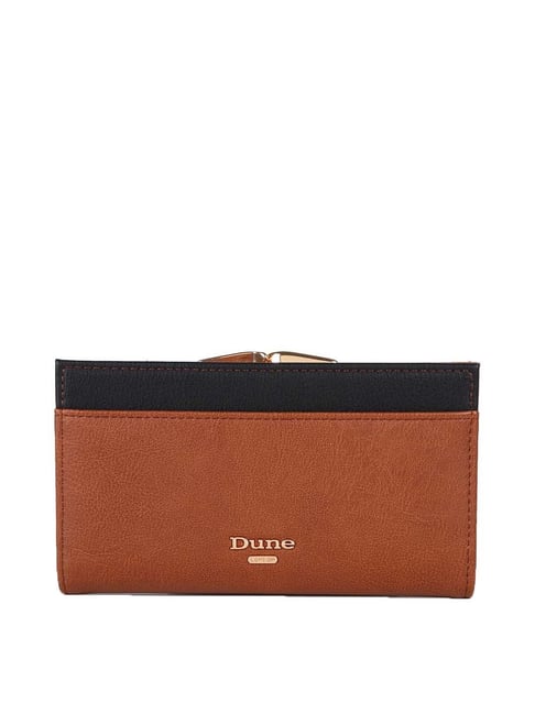 DUNE LONDON KACHINA Tan Solid Bi-Fold Wallet for Women