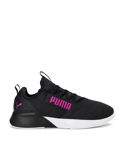 Puma Women's Retaliate Mesh Carbon Black Running Shoes