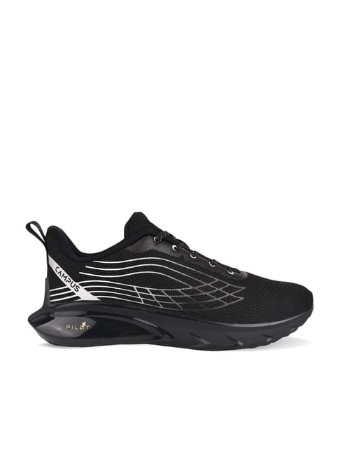 Campus Men's KIZER Core Black Running Shoes-picture-16