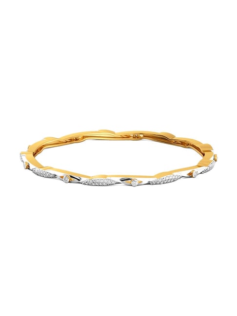 Melorra 18k Gold Net Reveals Bangle for Women