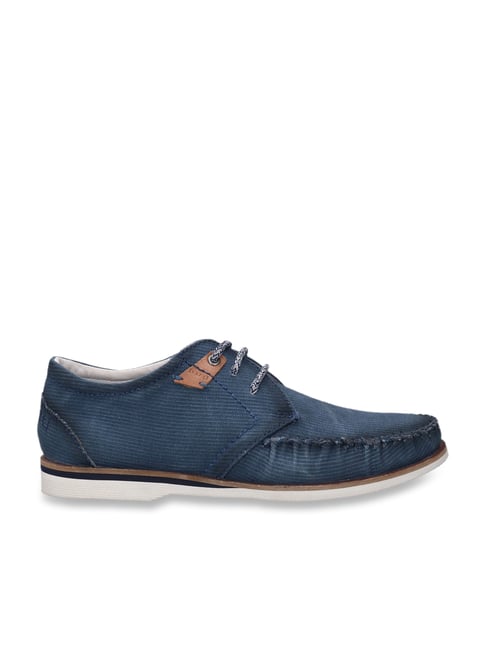 Bugatti Men's Denim Blue Derby Shoes