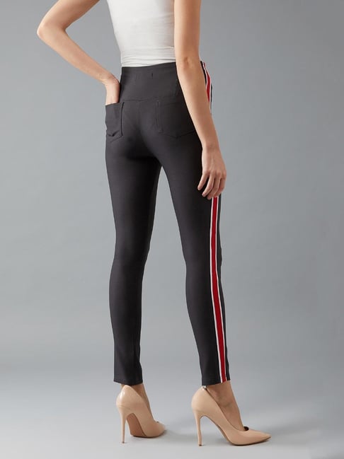 Buy DOLCE CRUDO Grey Skinny Fit Jeggings for Women Online @ Tata CLiQ