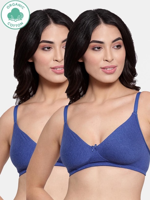Buy Inner Sense Blue Bra (Pack of 2) for Women Online @ Tata CLiQ