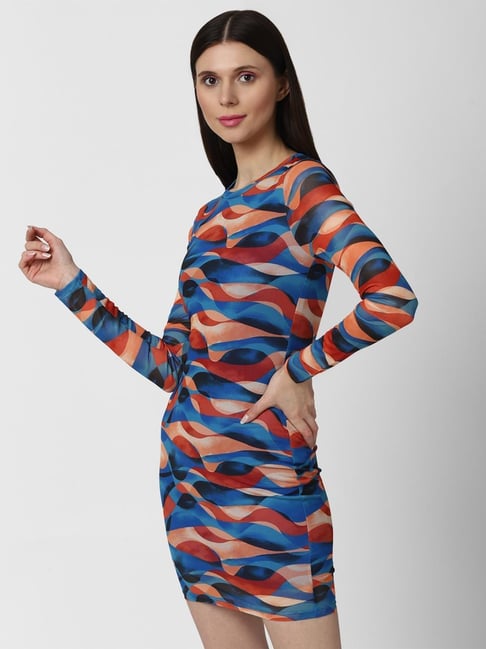 Buy Forever 21 Blue Printed Dress for Women Online @ Tata CLiQ Buy Forever 21 Blue Printed Dress for Women Online @ Tata CLiQ
