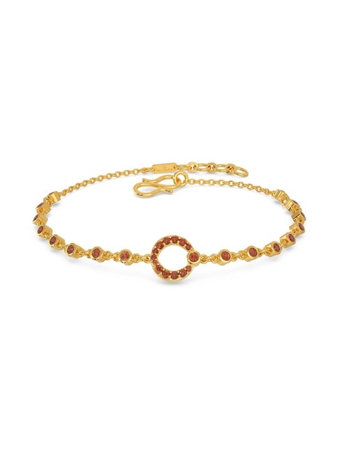 Melorra 18k Gold Sangria Spark Bracelet for Women