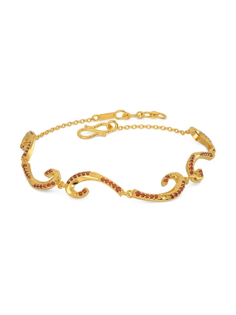Buy Melorra 18k Gold Colour Me Crimson Bracelet for Women Online At Best  Price  Tata CLiQ