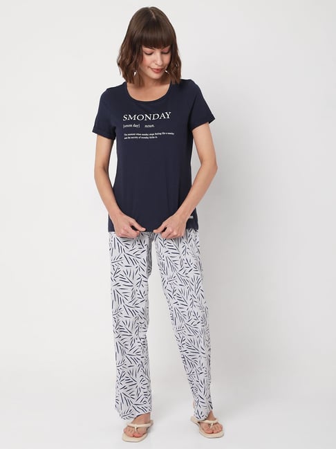 Women's t shirt discount pyjamas