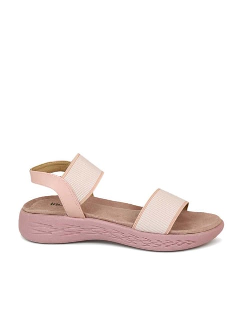 Inc 5 Inc.5 Women's Peach Ankle Strap Wedges