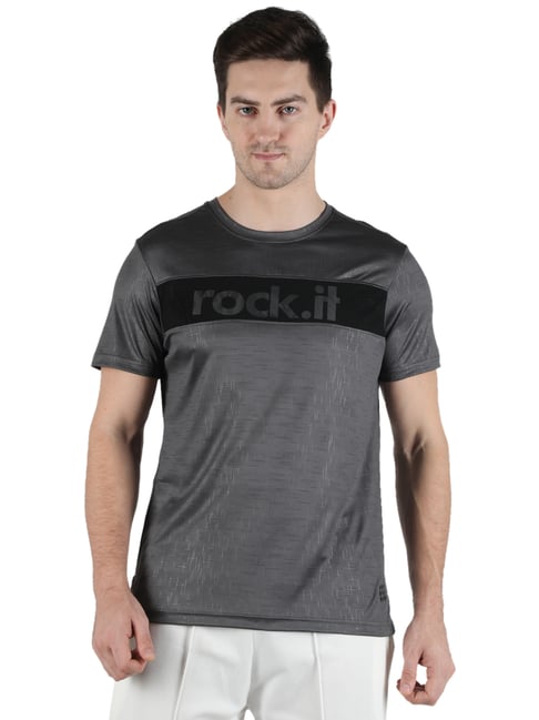 Rock.it Grey Round Neck Sports T-Shirt-picture-13