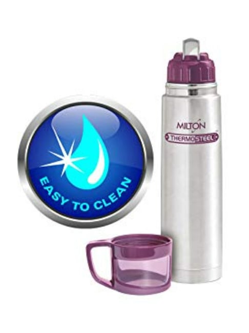 Buy Milton Thermosteel Glassy Drinking Cup Lid, 500 ml, Pink Online at Best  Prices in India - JioMart.