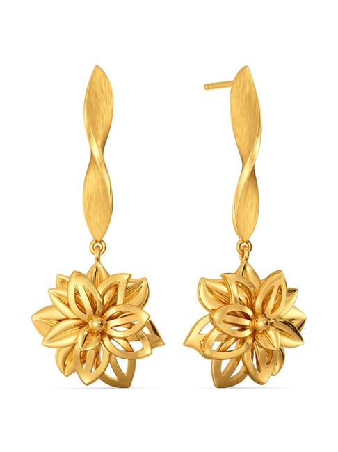 Buy quality Impressive 22kt gold basket hoop earrings in Pune