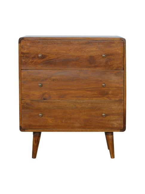 Artisan Furniture Brown Curved Chestnut Chest-Artisan Furniture-HomeFurnishing-TATA CLIQ