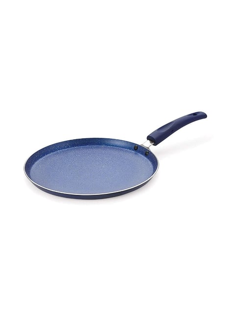 Nirlon Blue Aluminium Non-Stick Induction Flat Tawa