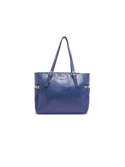 Kenneth Cole Navy Blue Large Tote Handbag Price in India