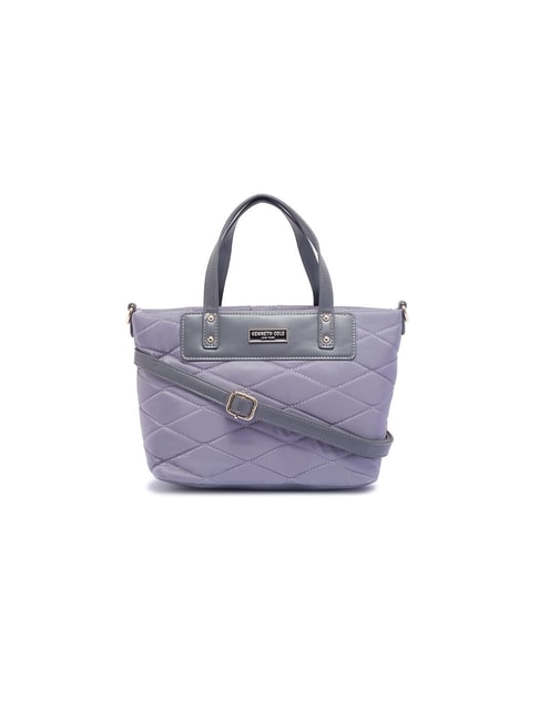 Kenneth Cole Grey Quilted Medium Tote Handbag Price in India