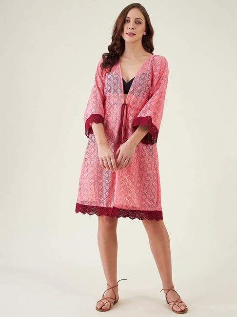 The Kaftan Company Pink Cover Up