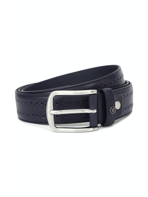 Van Heusen Black Perforated Formal Belt for Men-picture-10