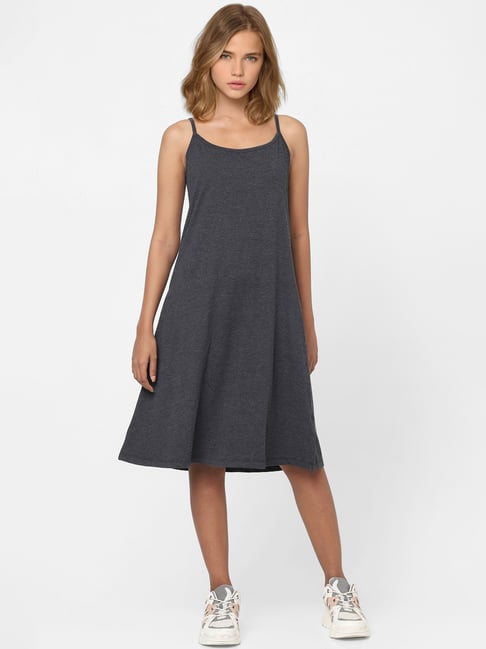 Only Dark Grey Midi Dress