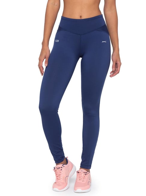 Buy Black Panther Sports Dark Blue Tights for Women Online Tata CLiQ