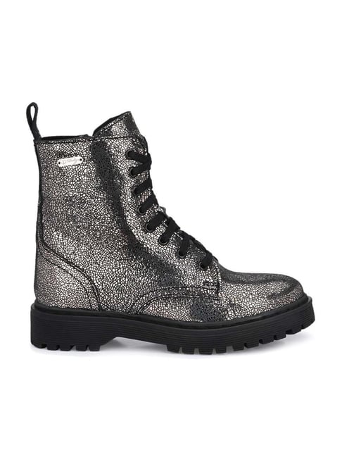 Delize Women's Pewter Derby Boots