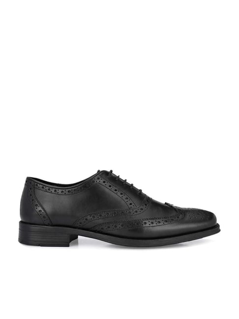 Delize Men's Black Oxford Shoes-picture-37