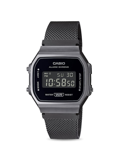 Casio black hot sale digital