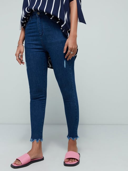 LOV by Westside Dark Blue Jane Jeans