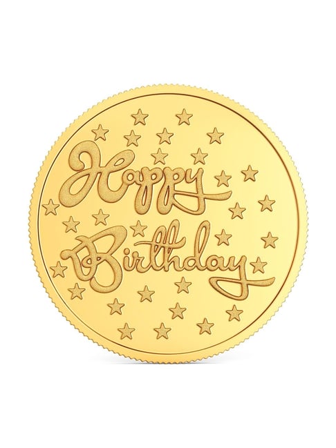 Joyalukkas Happy Birthday 22k (916) 4gm Gold Coin
