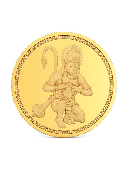 Joyalukkas Lord Hanuman 22k (916) 8gm Gold Coin